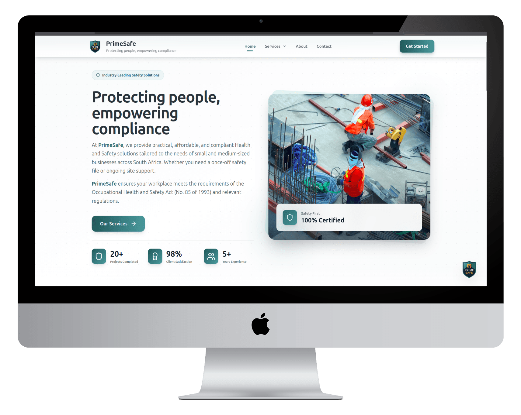 PrimeSafe Website